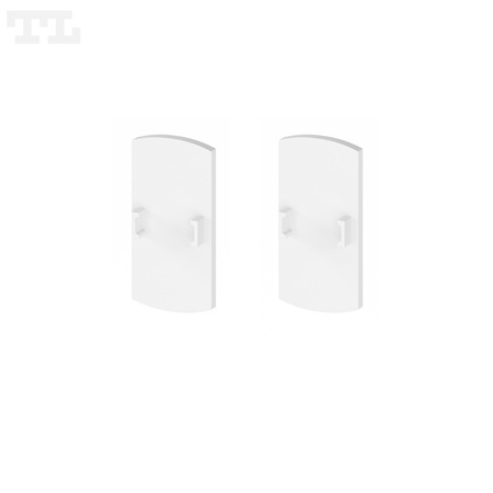 Komplet zaślepek bocznych białych P5-10 do osłonki C1 (2 szt bez otworu) (nr kat 77051002)