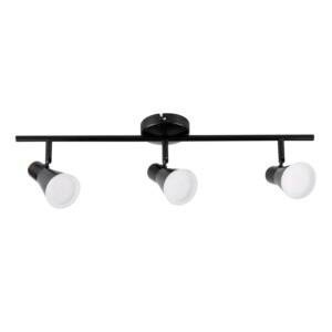 Lampa ścienno-sufitowa ruchoma LED BERG 3 Czarna 3000K
