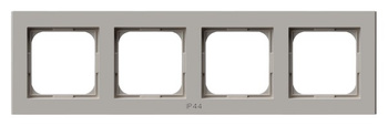 Ospel Sonata Kaszmir Ramka poczwórna do łączników IP-44 RH-4R/82