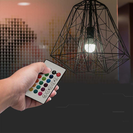 Żarówka LED V-TAC 4,8W E14 Kulka P45 Pilot VT-2234 3000K+RGB 470lm