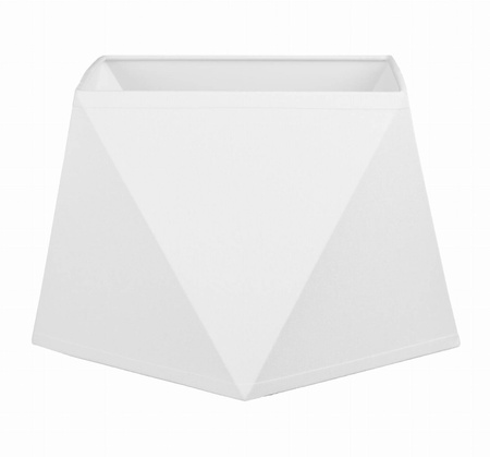 Abażur diament mały biały