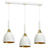 Lampa wisząca CLARK WHITE/GOLD 3xE27