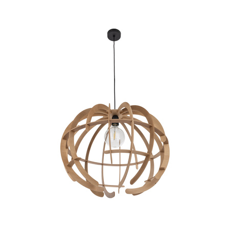 Lampa wisząca VENUS Wood 1xE27 L