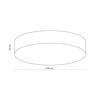 Lampa sufitowa RONDO Linen 6xE27 780