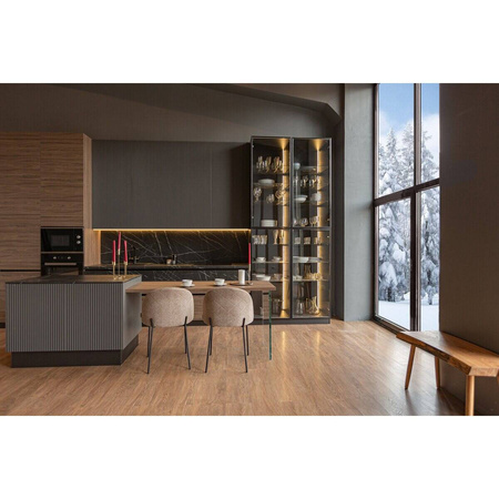 Profil MICRO-NK, anodowany, czarny, 1000 mm