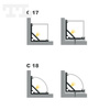 LED P3-2 Profil 1000 mm anod (nr kat 863201)