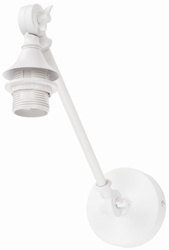 Kinkiet regulowany metalowy Rustic biały E27