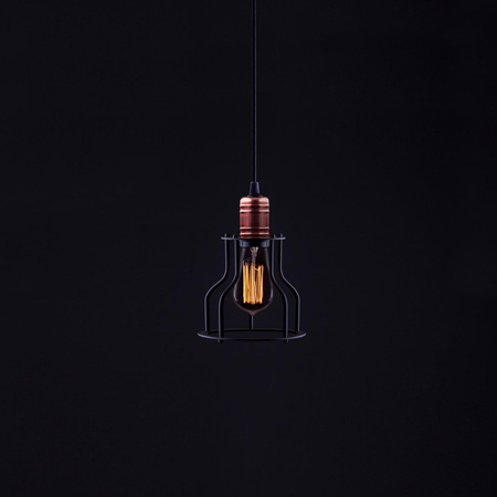 Nowodvorski Lampa wisząca czarna miedź WORKSHOP B 