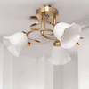 Lampa sufitowa potrójna plafon z kryształkami 3xE27