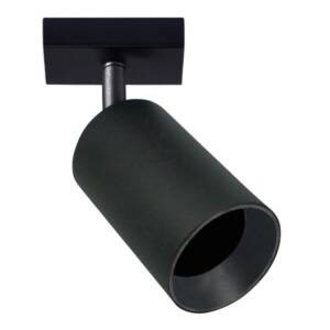 Lampa ścienno-sufitowa MARIBEL 1 GU10 czarno-złota + czarny pierścień