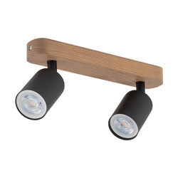 Lampa sufitowa TOP WOOD Black 2xGU10