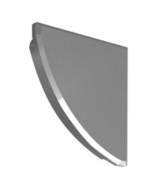 Zaślepka końcowa  KOPRO-L srebrna KLUŚ