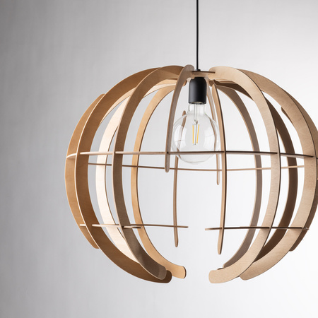 Lampa wisząca VENUS Wood 1xE27 L