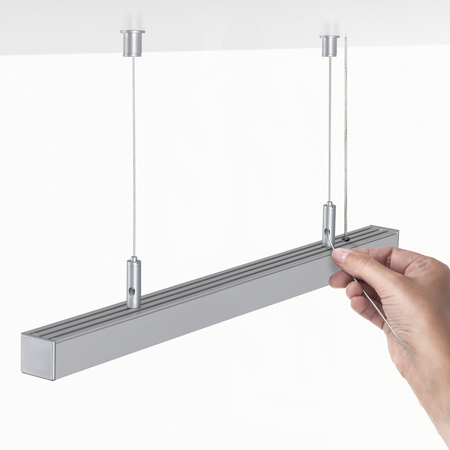 Kluś Zestaw mocowań RD-1, srebrny, mosiądz