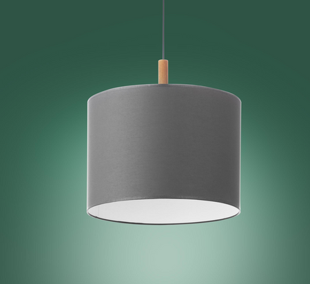 Lampa wisząca Deva Graphite 1xE27 szara
