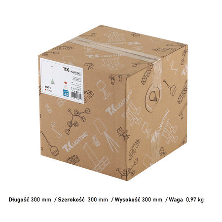 Lampa wisząca CONO Beige 1xE27