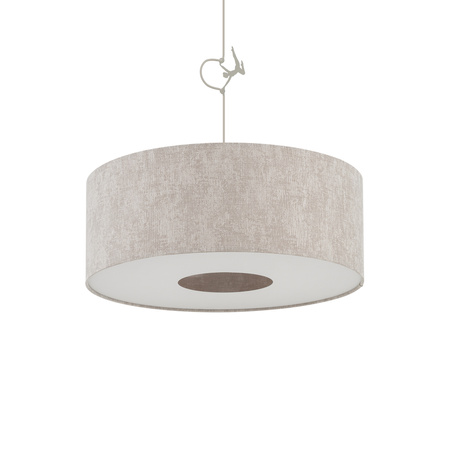 Lampa wisząca CEDRO M beżowa tkanina 50cm Nowodvorski 11665