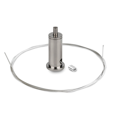 Kluś Zestaw mocowań RG-1, srebrny, mosiądz