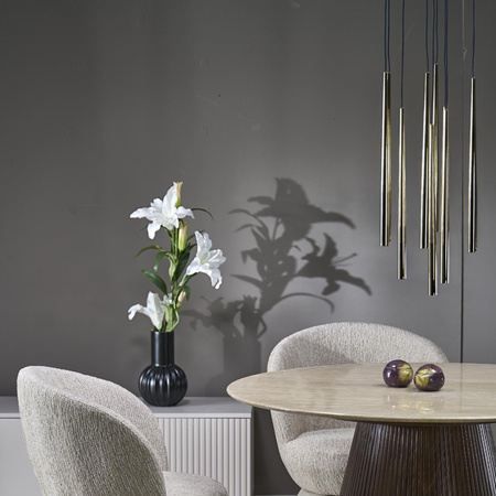 Lampa wisząca PIANO Black/Gold 10xG9