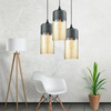 Lampa sufitowa wisząca szklana modern tuba LED