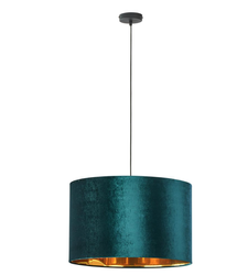 Lampa wisząca  Tercino Green 3xE27 welurowa 50cm