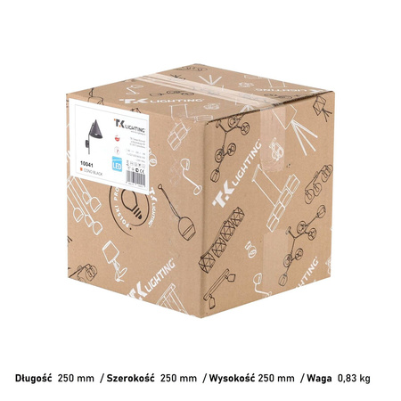Kinkiet CONO Black 1xE27
