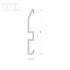 LED P16-1 Profil 2000 mm biały mat (nr kat 8616102)