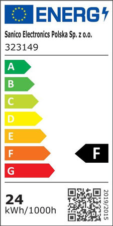 Plafon LED TULUZA czarno-złoty 24W 4000K