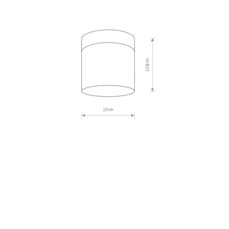 Nowodvorski Plafon biały chrom CAYO 