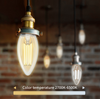  Inteligentna żarówka Smart LED FILAMENT E14 świeczka 4,5W Wi-Fi CCT 