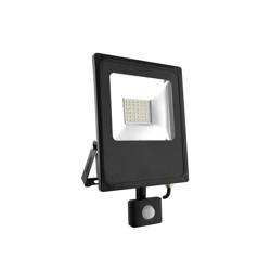 OPRAWA NAŚWIETLACZ LED RALF 50W Z CZUJKĄ PIR 6000K 2950lm czarny