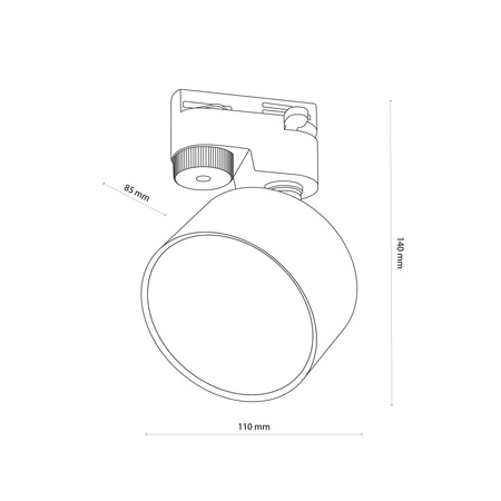 Tk Lighting TRACER AVIA BLACK  1xGX53 