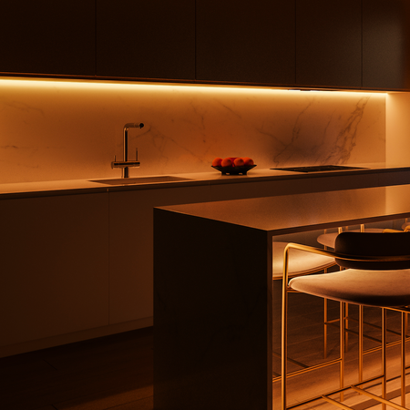 Taśma LED COB 12V 3000K rolka 5m 50W IP20