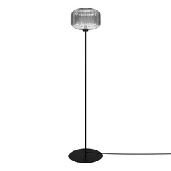 Prosta lampa stojąca do salonu z kloszem K-5665 z serii CAMPO