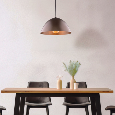 Lampa wisząca FARO Brown 1xE27 340