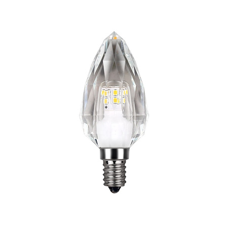 Żarówka LED 4W E14 C37 4000K Kryształowa świeczka