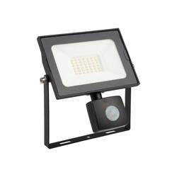 OPRAWA NAŚWIETLACZ LED RINO 30W Z CZUJKĄ PIR 4000K 2400lm czarny