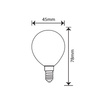Żarówka FILAMENT LED G45 kulka E14 6W neutralna 4000K
