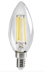 Żarówka Led filament dekoracyjna XLED E14 C35 4,5W świeczka 4000K