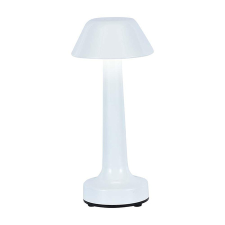 Lampka Biurkowa Nocna V-TAC 2W LED 23cm Ładowanie USB CCT Ściemnianie Biała 
