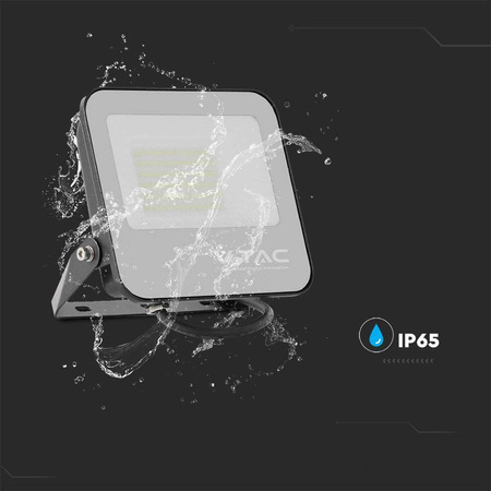 Projektor LED V-TAC 50W SAMSUNG CHIP Czarny 160Lm/W VT-44051 4000K 8000lm 5 Lat Gwarancji