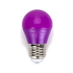 Żarówka LED 4W E27 G45 kulka fioletowa