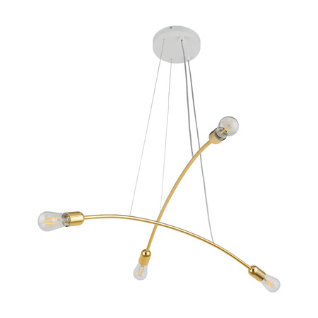 Lampa wisząca HELIX GOLD 4xE27