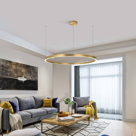 Light prestige Midway wisząca duża złota LP-033/1P L GD