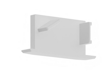 Zaślepka końcowa MICRO-30DEG-K-L biała KLUŚ