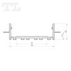 LED P27-2 Profil 2000 mm anod (nr kat 8627202)