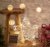 Świąteczna gwiazda girlanda LED 42cm na baterie