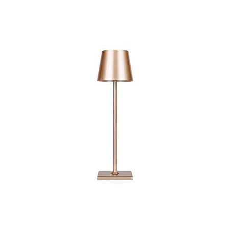 Lampa biurkowa Solio LED 4000K akumulator złota