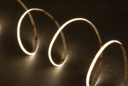 Taśma LCOB S 8W/m 24V 6500K IP20 wąska 5mm rolka 5m