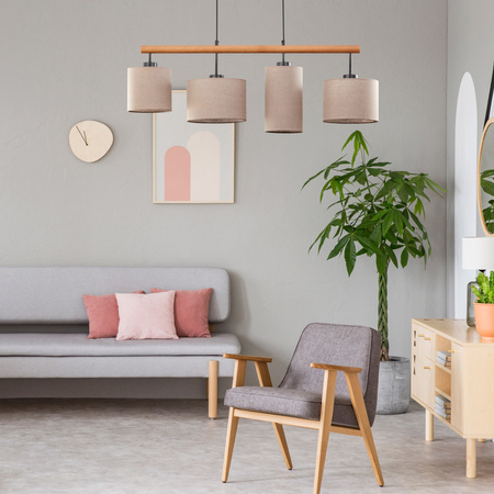 Lampa wisząca DEVA NATURE 4xE27